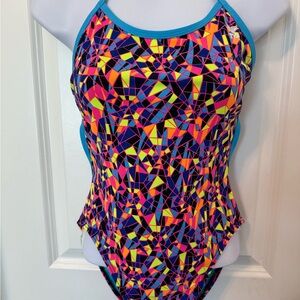 TYR Colorful Geometric Swimsuit